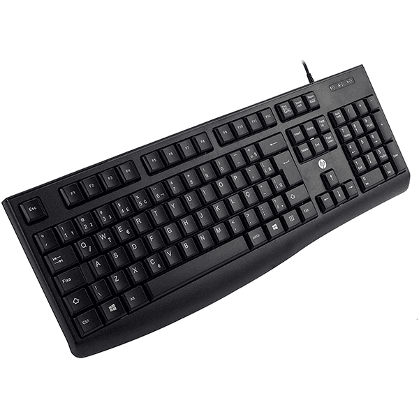 HP K200 USB Wired Keyboard Ergonomic Design 3CY44PA 1